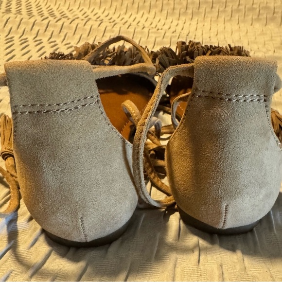 Brash Tan Fringe Women's Sandals - Picture 4 of 5